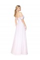 Off the Shoulder Soft Chiffon White Long Prom Dress Canada Shop