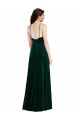 Halter Neck Stretch Velvet Dark Green Long Prom Dress Canada Shop