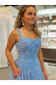 Scoop Neck Velvet Sequin Court Train Prom Dress Canada Shop