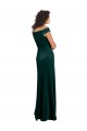 Square Neck Stretch Velvet Dark Green Cap Sleeves Long Prom Dress Canada Shop