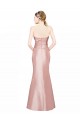 Low Back Sweetheart Stretch Satin Long Prom Dress Canada Shop