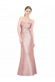 Low Back Sweetheart Stretch Satin Long Prom Dress Canada Shop