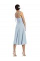 Sweetheart Stretch Crepe Light Sky Blue Midi Length Prom Dress Canada Shop