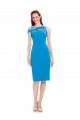 Stretch Crepe Cocktail Length Prom Dress Canada Shop