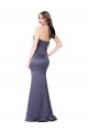Low Back Halter Neck Silky Satin Dusk Long Sexy Prom Dress Canada Shop