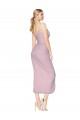 V-Back Spaghetti Straps Soft Chiffon Primrose Knee Length Sexy Prom Dress Canada Shop