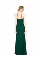 Low Back Halter Neck Lace Dark Green Long Prom Dress Canada Shop