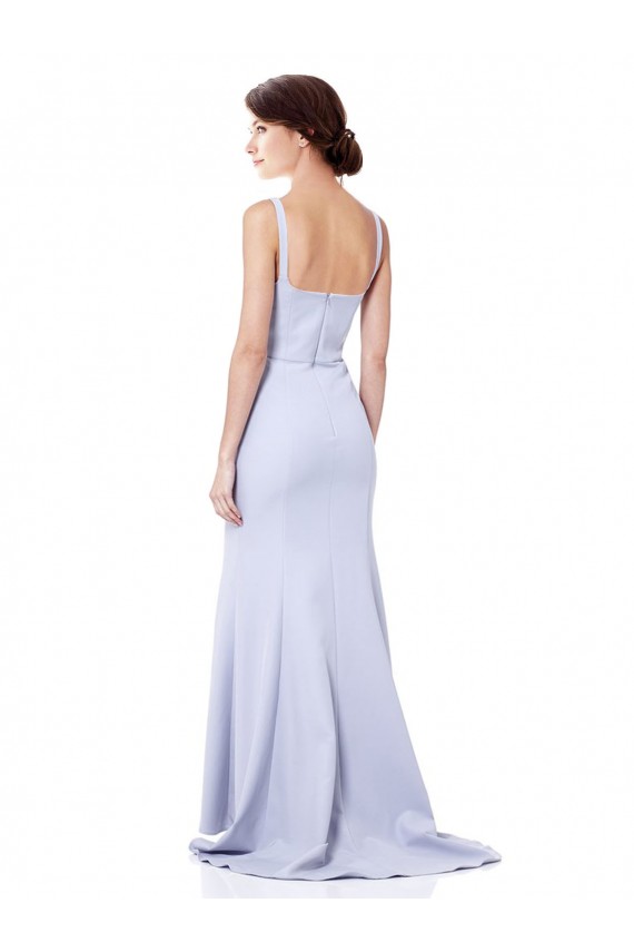 Spaghetti Straps Stretch Crepe Light Sky Blue Long Prom Dress Canada Shop