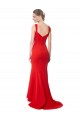 Sweetheart Stretch Crepe Red Long Prom Dress Canada Shop