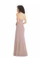 Sweetheart Stretch Crepe Dusty Pink Long Prom Dresses Canada Shop