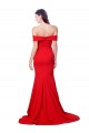 Sweetheart Stretch Crepe Red Long Prom Dresses Canada Shop