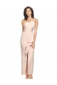 Low Back Strapless Stretch Crepe Nude Long Prom Dress Canada Shop