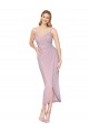 V-Back Spaghetti Straps Soft Chiffon Primrose Knee Length Sexy Prom Dress Canada Shop