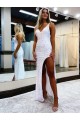 V-Neck Velvet Sequin Long Prom Dress Canada Shop