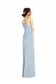 Off the Shoulder Stretch Crepe Light Sky Blue Long Trumpet Prom Dress Canada Shop