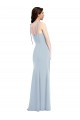 Low Back Strapless Stretch Crepe Light Sky Blue Long Prom Dresses Canada Shop
